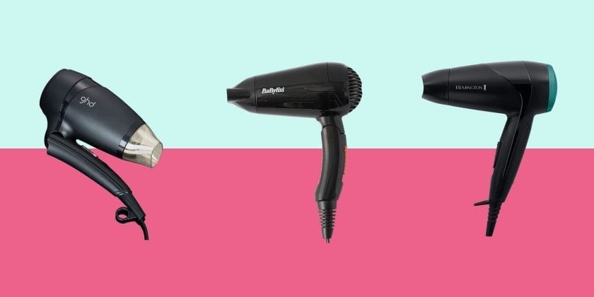 Properly Pack Your Blow Dryer in luggage