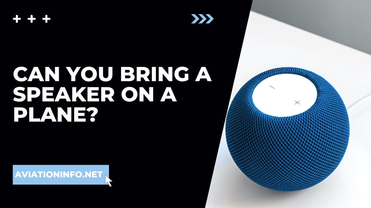 Can You Bring A Speaker On A Plane? Avoiding Issues 101 [in 2024