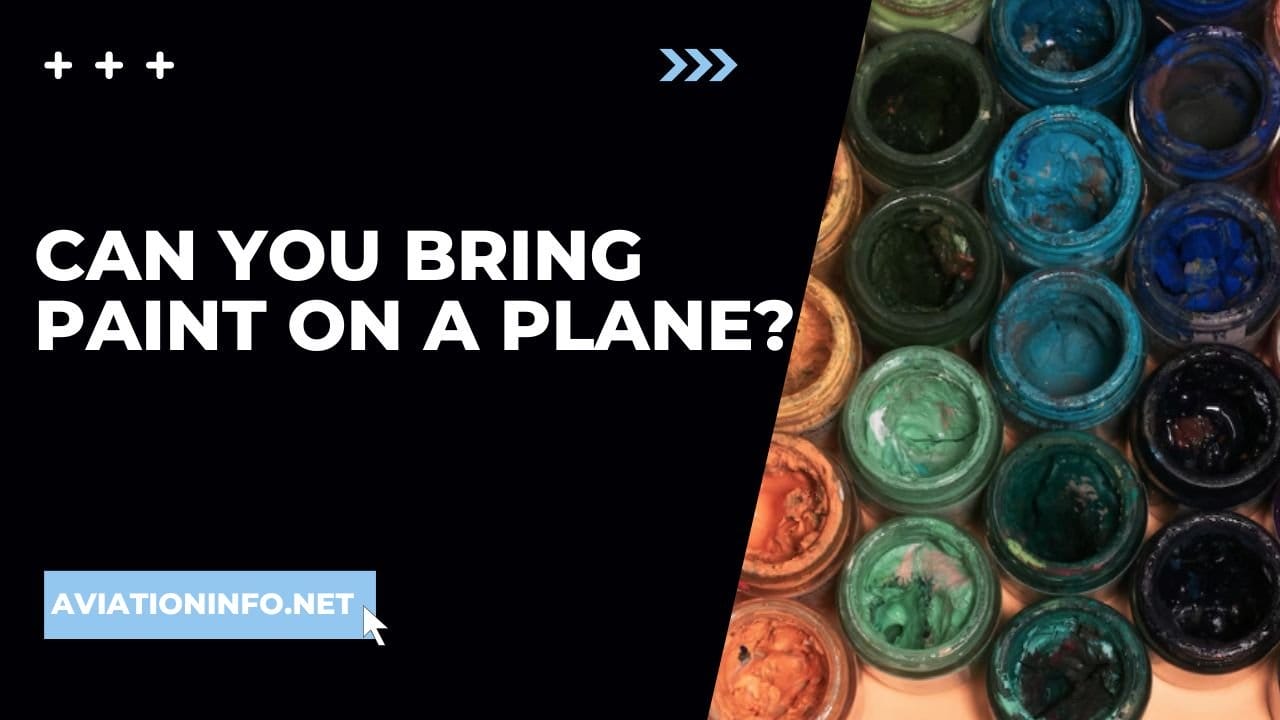 Can You Bring Paint On A Plane? Avoiding Issues 101 [in 2024