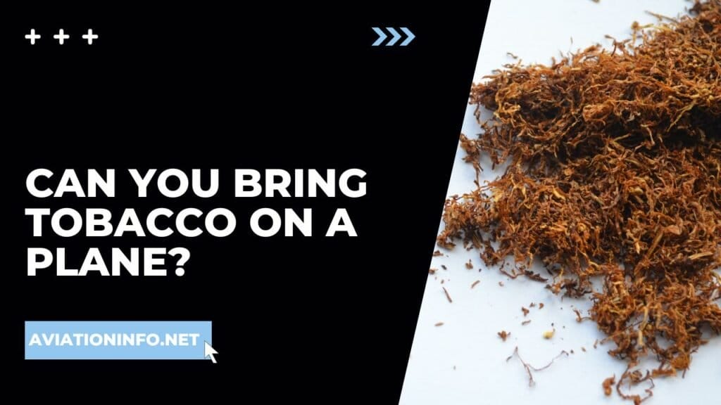 Can You Bring Tobacco On A Plane? Avoiding Issues 101 [in 2024